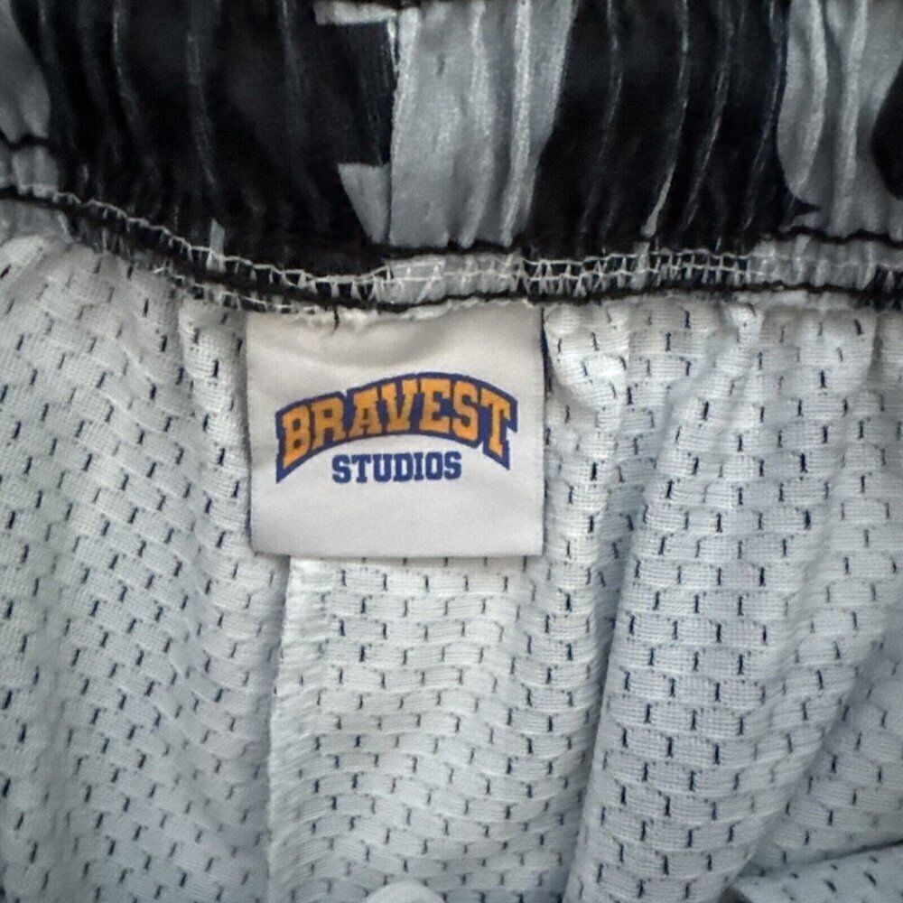 Bravest Studios Short Men's Gray Coulda Been Records Print Size S - Picture 3 of 6